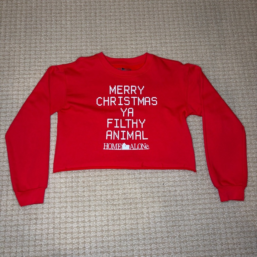 Cropped Christmas Sweatshirt